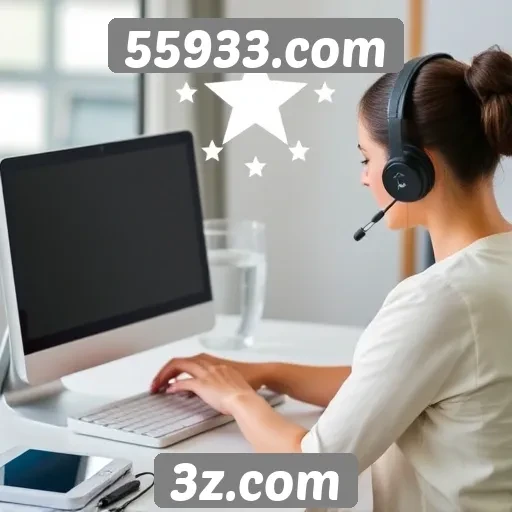 Desempenho do suporte ao cliente no 55933.com