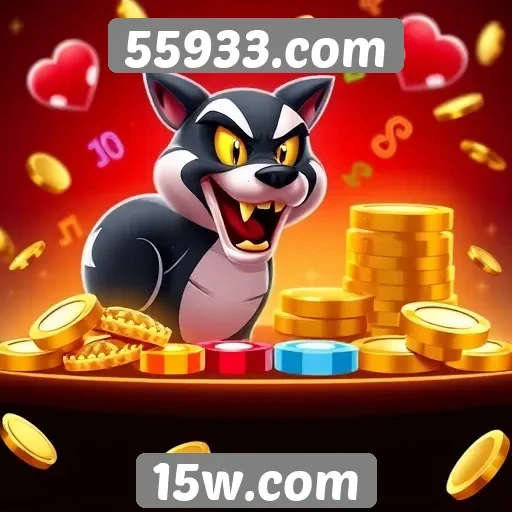 Diversidade de jogos oferecidos no 55933.com