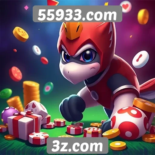 Comparação de jogos oferecidos em 55933.com